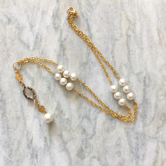 Vintage Pearl Drop Necklace - Picture 4 of 4